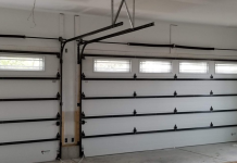 Application of Vertical and Horizontal Tracks in a Sectional Garage Door